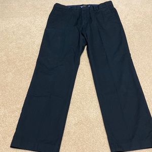 Banana republic non-iron tailored slim fit pant in black